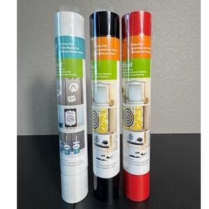 Cricut Window Cling Vinyl Dry Erase Assorted Colors Crafts Decor Bundle